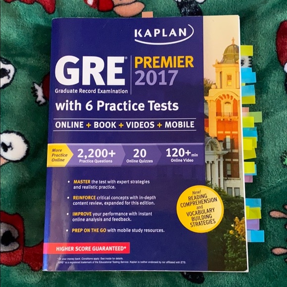 GRE 2017 Practice Book - Picture 1 of 3
